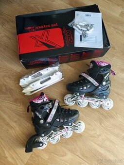 Dětské kolečkové brusle NILS
