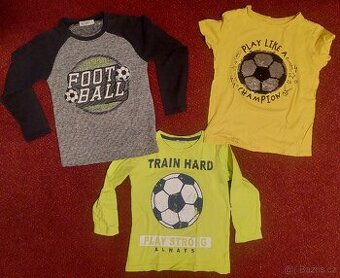 Set chlapecká trika vel.116