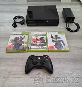 Xbox 360 E Stingray + 3 hry