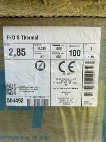 Tepelná izolace Knauf FKD S Thermal 100 mm (1,8 m2/bal.)