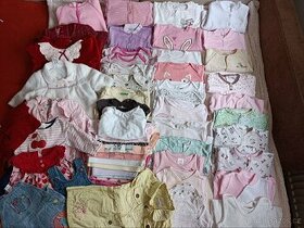 Balík dětské oblečení holka 50 62 68 - 1