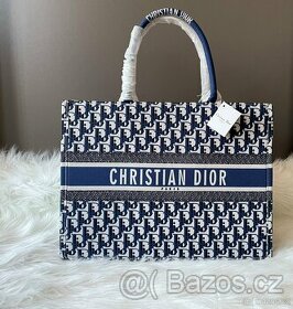 Taška Christian Dior Tote Bag - tmavomodrá - 1