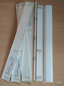 Elektroinstalační ploché lišty IKEA délky 75 cm