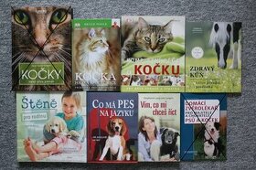 3) Prodám 14 knih - ptáci, kočky, psi...