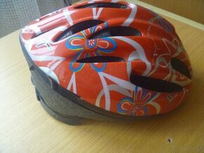 červená cyklistická helma vel. 47-53 cm - 1