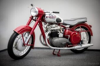 JAWA 500 OHC 15/02 (okresní SPZ, starý TP, originál)