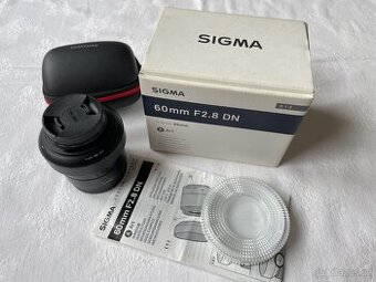 Sigma 60mm f2.8 Sony E + pol. filtr Hoya HD