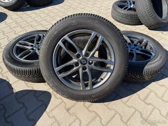 4x al kola 5x114.3 17 + pneu zimní 215/65 R17