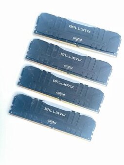 RAM Crucial 4x8GB DDR4 3600MHz CL16 Ballistix Black RGB