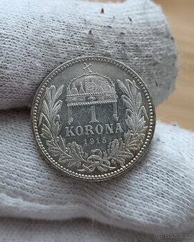 AG 1 Koruna RU 1915 KB krásný stav - 1
