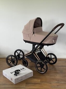 Kočárek CYBEX Priam Rosegold Seat Pack 2024 včetně korby, co