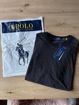 Šedé tričko Ralph Lauren - 1