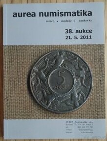 Aukční katalog Aurea 38., numismatika