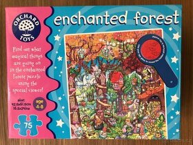 Puzzle Magic Forest, Dracula, Zvonilka, Sněhurka