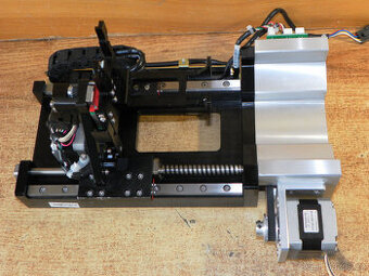 2D lineární posuv 116 x 54 mm, 2x krokový motor