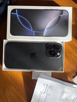 iPhone 16 Pro Max 256GB, CZ, černý