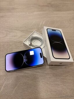 📱 iPhone 14 Pro 128 GB – stříbrný (bez škrábnutí, top stav)