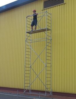 Pracovní věž / lešení Eurosolo-S5 (pojízdné) - NOVÉ - 1