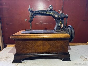 Sběratelský šicí stroj Wheeler wilson New York
