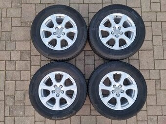 AUDI - ORIGINÁL AL.KOLA+4xZIMNÍ PNEU CONTINENTAL 235/65R17