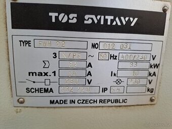 Hoblovka, čtyřstranná frézka