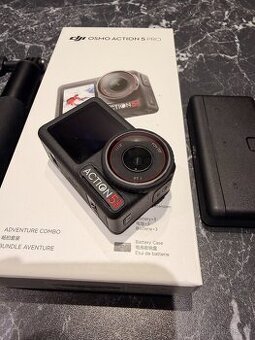DJI Osmo Action 5 Pro Adventure Combo, TOP STAV, Záruka