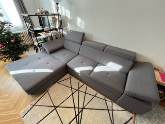 Rohová rozkládací sedačka