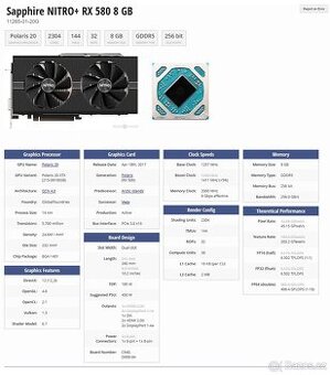 Sapphire NITRO+ Radeon RX 580 OC 8G