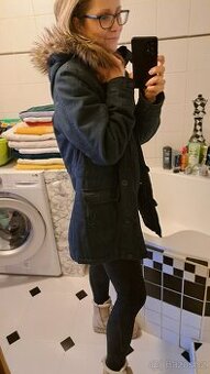 Dámská černá parka Brandit, velikost M