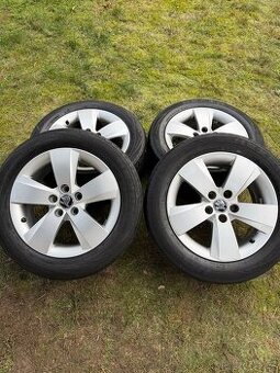 Originál letní alu kola Škoda Fabia 5x100 185/60R15
