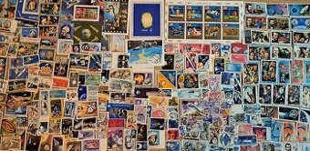 Sbírka známek vesmír