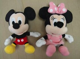 plyšáci Mickey Mouse + myška Minnie