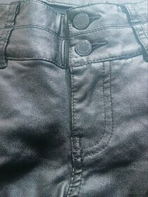 Kalhoty, Skinny, vel. 36, imitace kůže