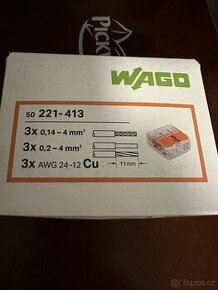WAGO svorka 221-413 3 pólová - 1