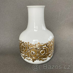 Porcelánová váza, zlatý dekor, Thomas Rosenthal - 1