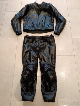 Dainese Avro-Pánská kožená moto kombinéza, dvoudílná-klokan