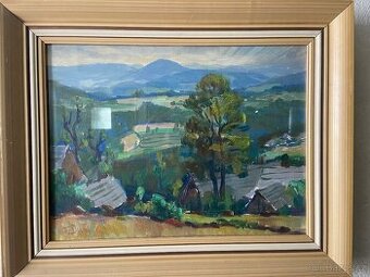 Ferdiš Duša - Krajina s chalupami