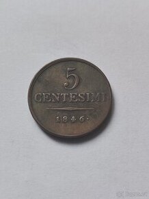 Ferdinand V. - 5 Centesimi 1846 V