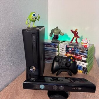 Xbox 360 S 250GB + Kinect + ovladač - 02
