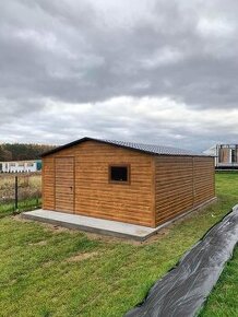 Plechové garáže 5x6m - 1
