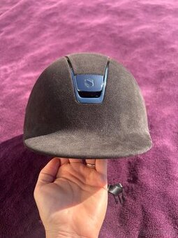 Jezdecká přilba Samshield alcantara/lesk/kůže - 1