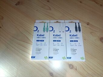 Kabel O2 USB-C x USB-C 1,2m ECO 

