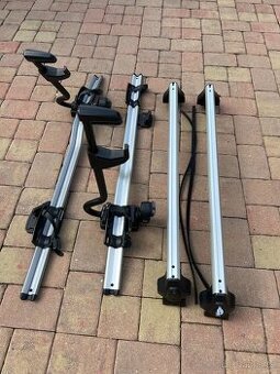 Příčníky SUPERB III + Nosič kol 2 x THULE 598