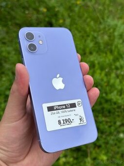 iPhone 12 - 256GB - 100% BATERIE - 6M ZÁRUKA