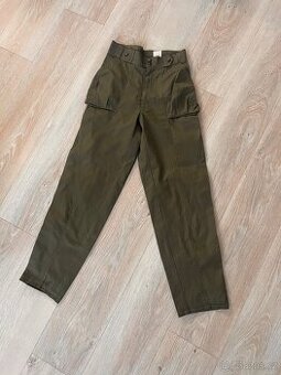 Khaki kalhoty 3ks (vojenské, rybářské, turistické, skautské)
