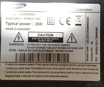 Prodam Samsung UE32ES5500-80cm FullHD LEDTV 1920x1080.Zaruka