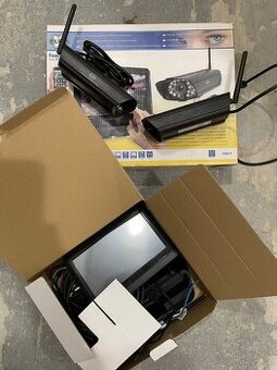 Bezdrátový kamerový set – 2 kamery + monitor