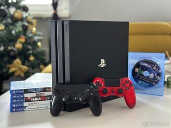 PS4 PRO 1TB, dva ovladače, 6 her