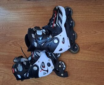 KOLEČKOVÉ BRUSLE TEMPISH VEL. 40 - 43 V PĚKNÉM STAVU