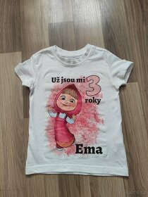 Narozeninové tričko 86/92